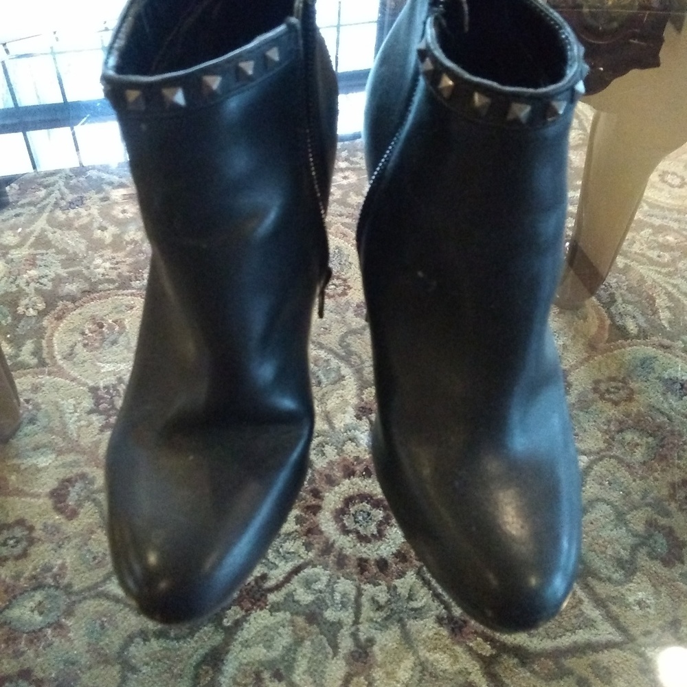 Black ankle boots